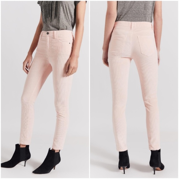 Current/Elliott Denim - Current/Elliott High-Rise Skinny Ankle Jeans Pink